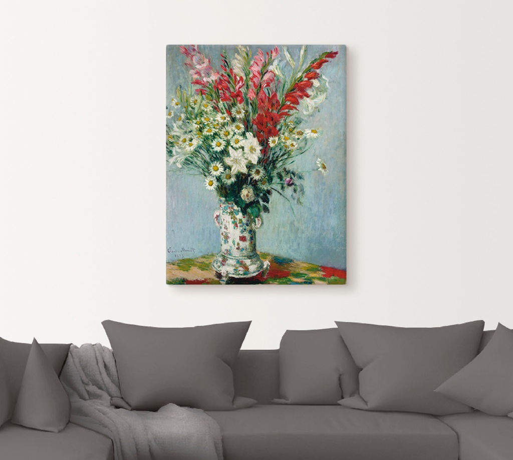 Artland Leinwandbild "Blumenstrauß", Arrangements, (1 St.), auf Keilrahmen günstig online kaufen