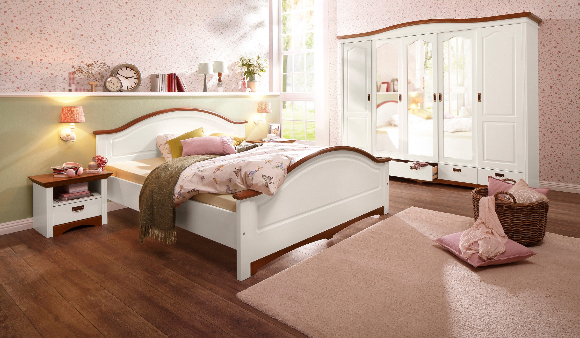 Home affaire Schlafzimmer-Set ""Konrad", komplettes Schlafzimmer mit großem günstig online kaufen