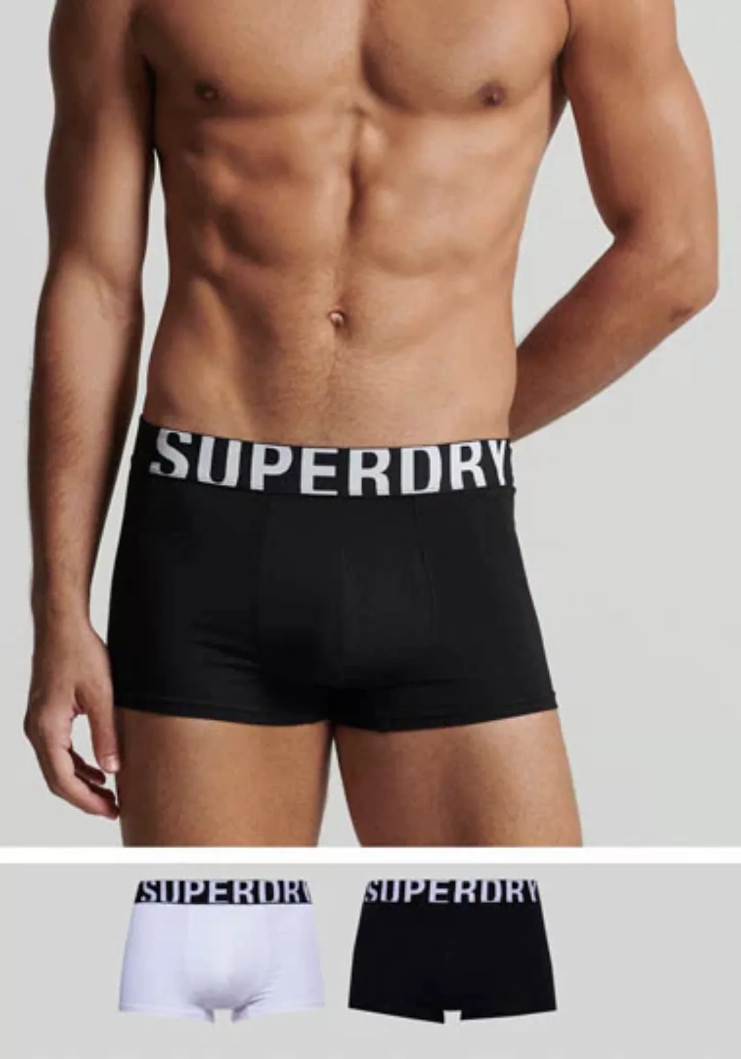 Superdry 2-er Set Trunks Grau günstig online kaufen