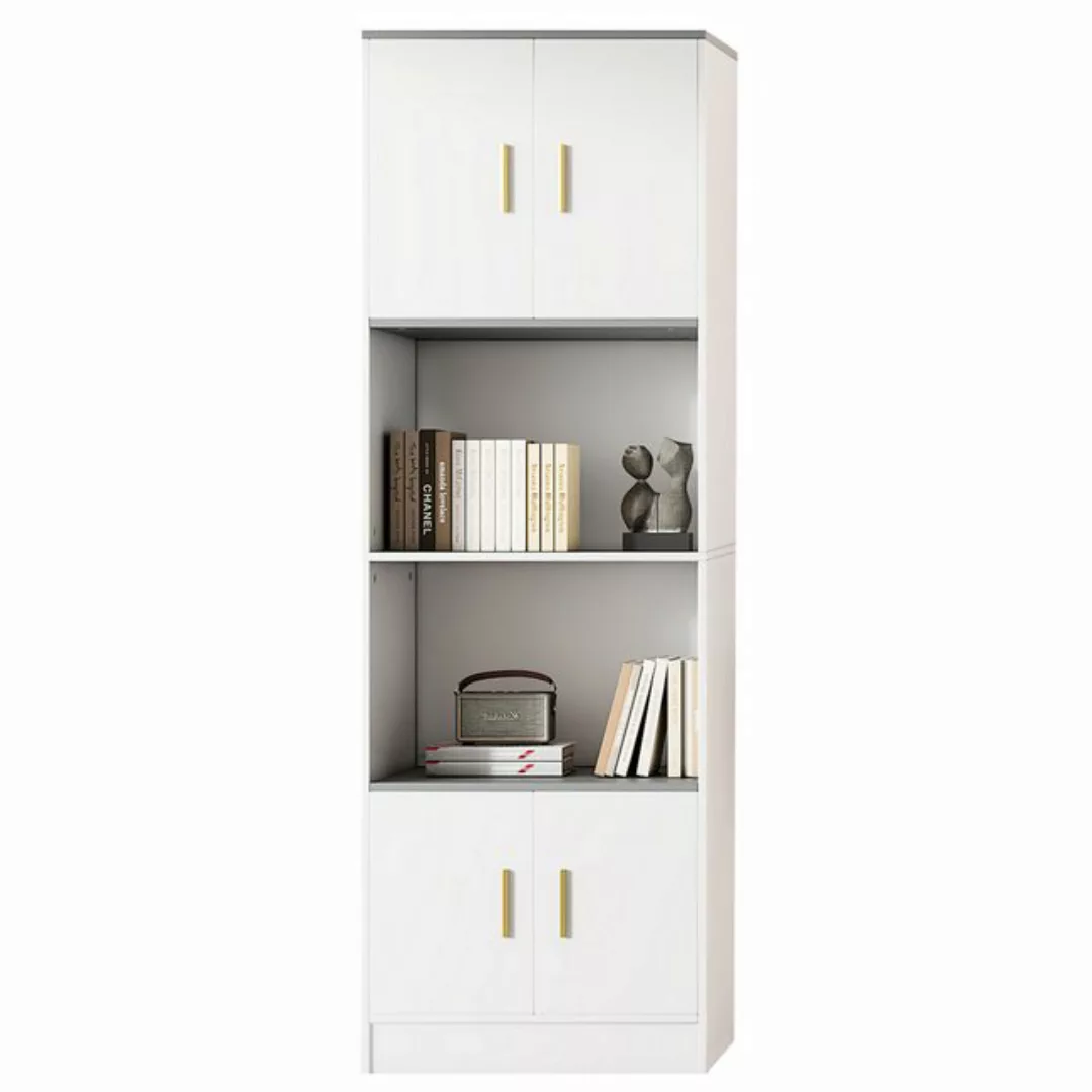 BlingBin Hochschrank Freistehende Vitrine, Bücherregale (1er Set, 1-St., 60 günstig online kaufen