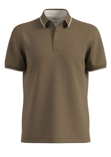 s.Oliver Poloshirt, mit Kontrast-Details günstig online kaufen