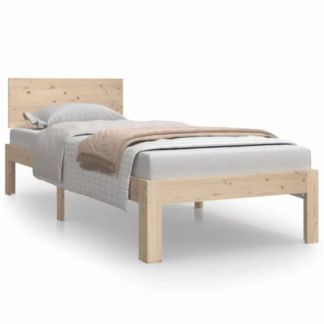 furnicato Bett Massivholzbett 75x190 cm günstig online kaufen