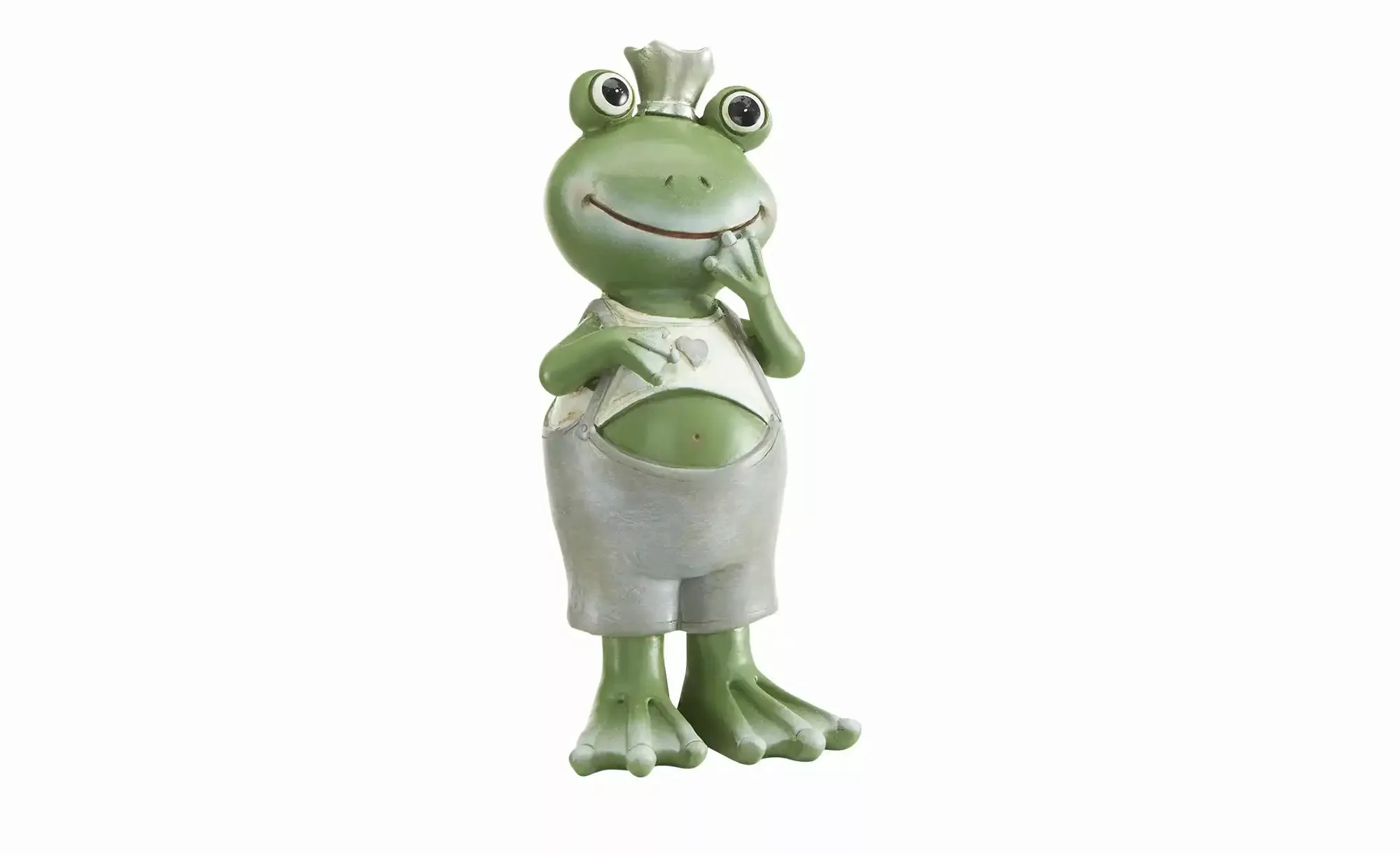 Deko Frosch   ¦ grün ¦ Polyresin (Kunstharz) ¦ Maße (cm): B: 6,8 H: 15,5 T: günstig online kaufen