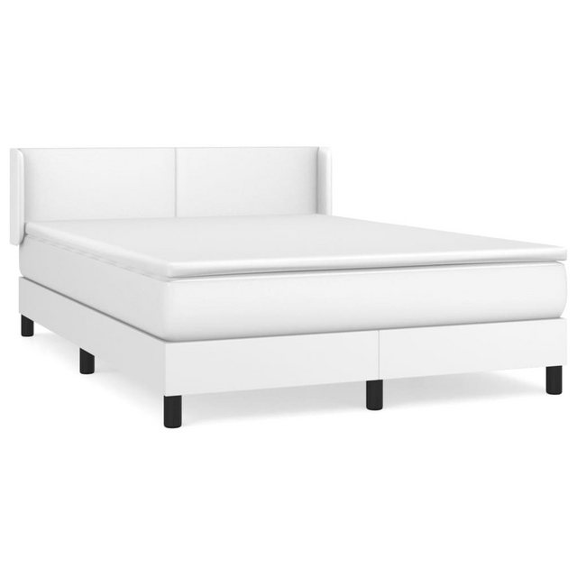 vidaXL Boxspringbett Bett Boxspringbett mit Matratze & Topper Kunstleder ve günstig online kaufen