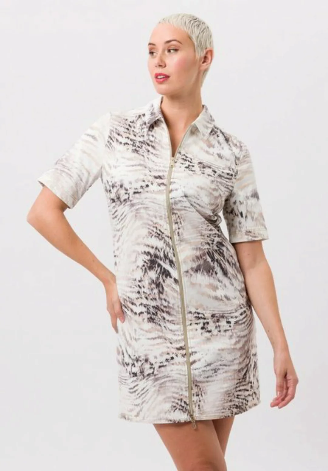 TUZZI Jerseykleid mit kleinem Metallic-Print günstig online kaufen