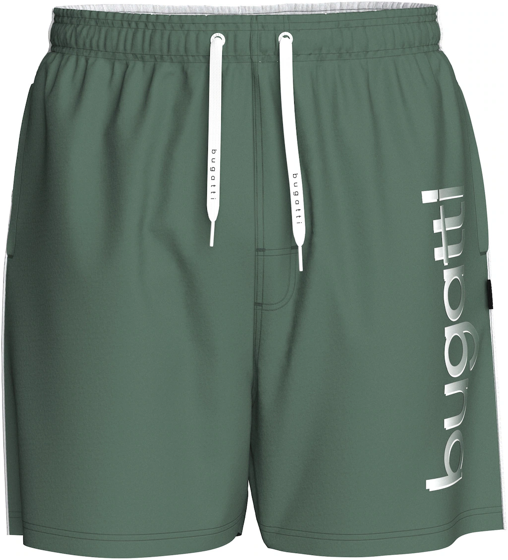 bugatti Badeshorts "Giovanni", mit großem Logoprint auf dem linken Bein günstig online kaufen