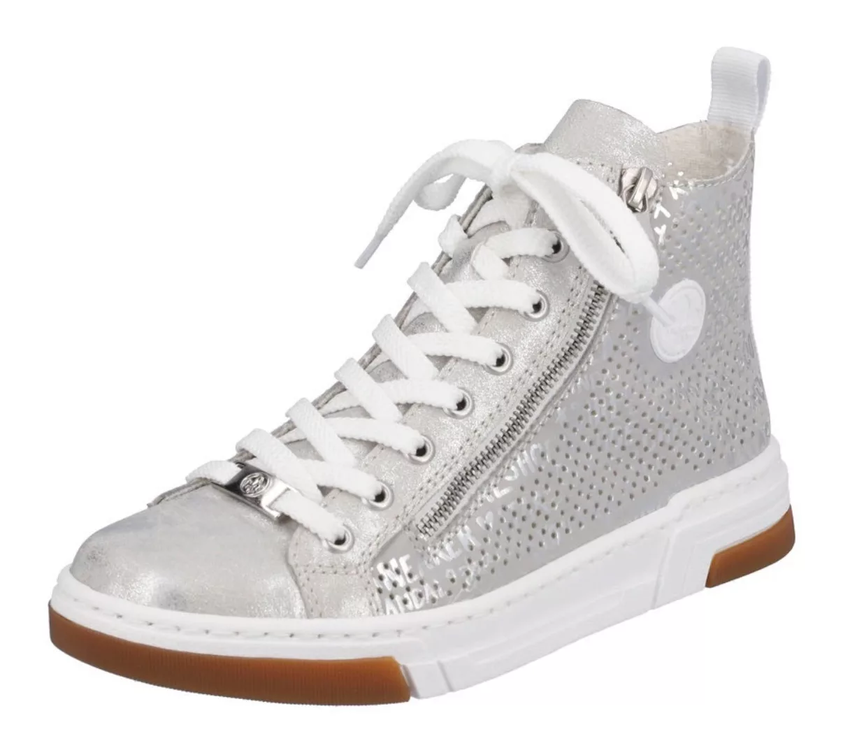 Rieker Sneaker, High Top-Sneaker, Freizeitschuh, Schnürschuh mit Plateausoh günstig online kaufen