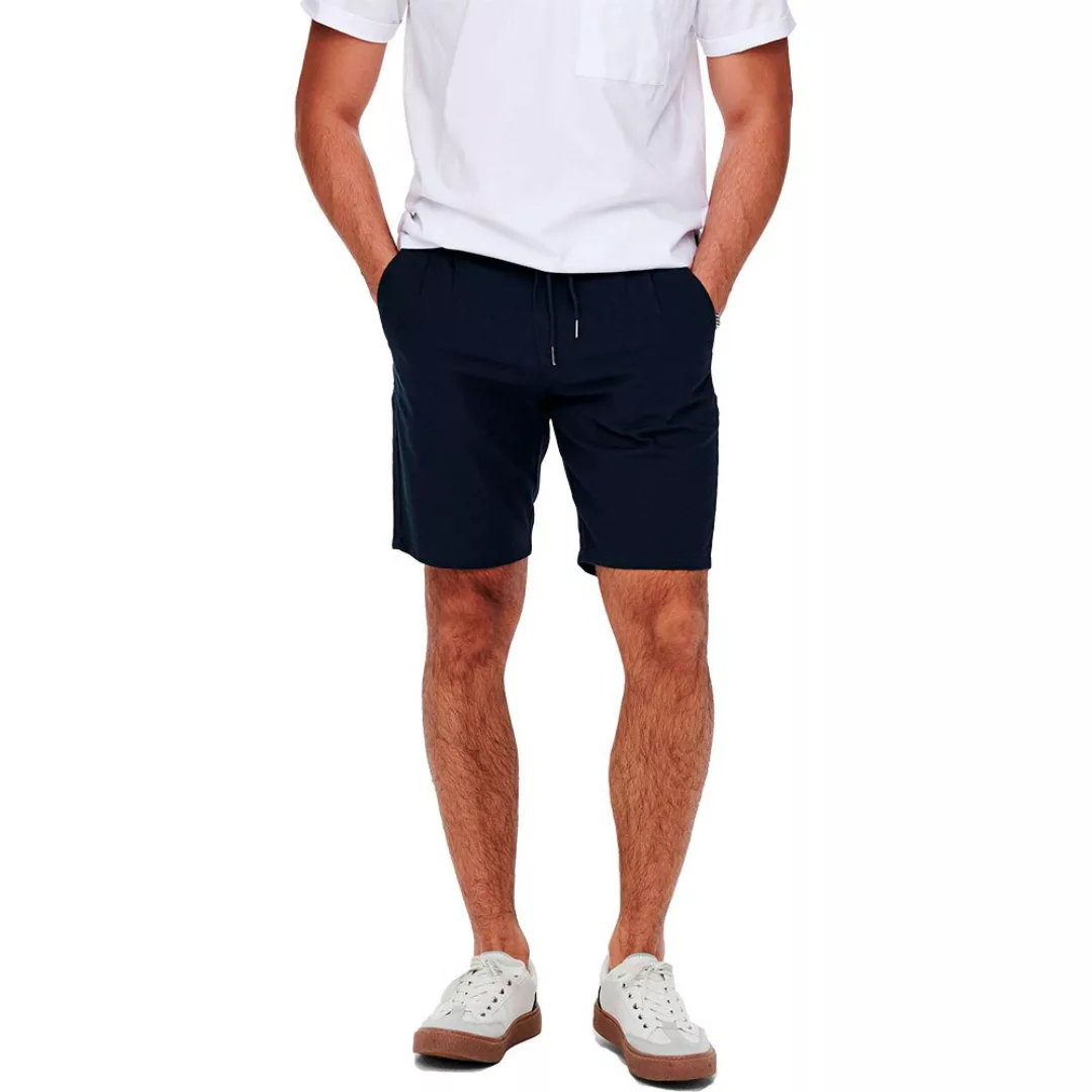 Only & Sons Leo Linen Mix Gw 9201 Shorts Hosen XL Dress Blues günstig online kaufen