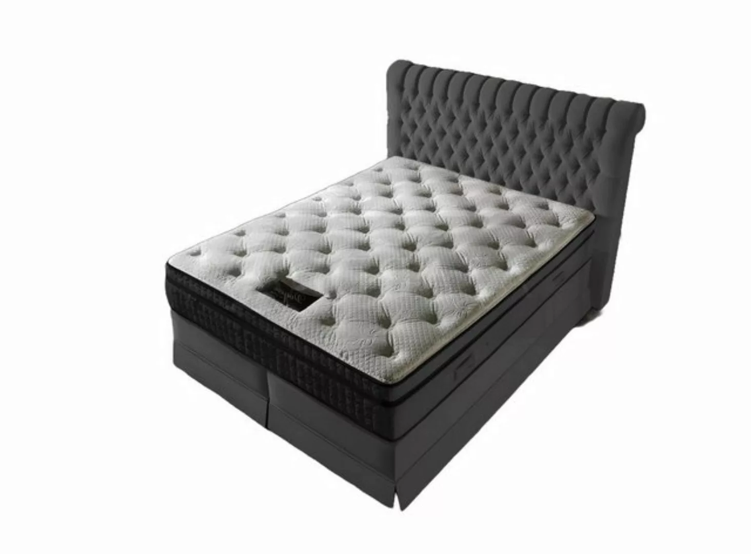 Xlmoebel Bett Elegantes Schlafzimmerbett mit gepolstertem Design, Luxus Dop günstig online kaufen