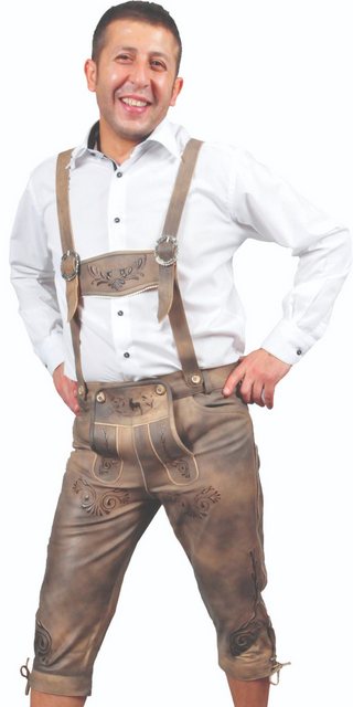 Fuente Leather Wears Trachtenlederhose Herren Trachtenlederhose mit Trägern günstig online kaufen