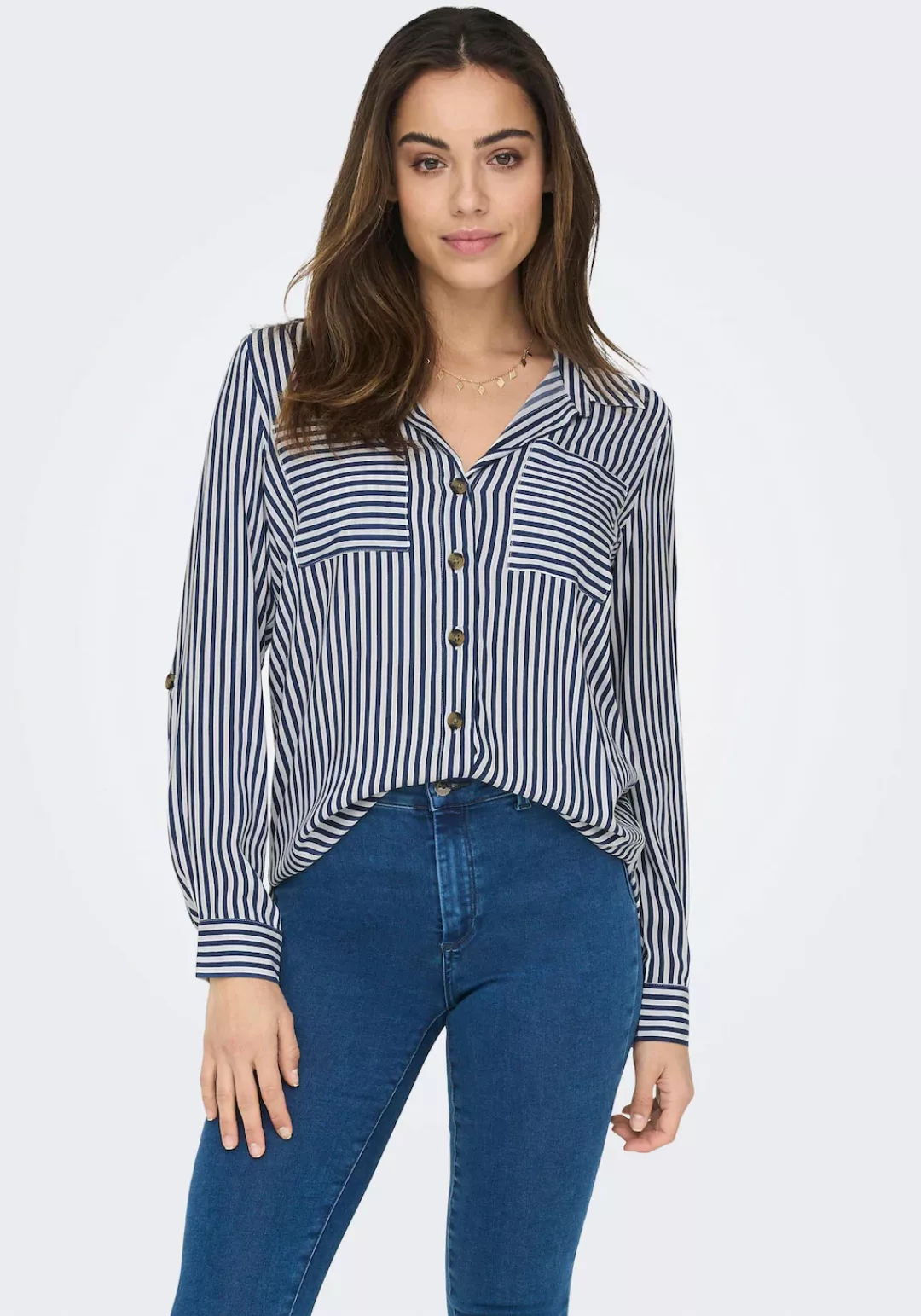 ONLY Hemdbluse "ONLYASMIN SHIRT L/S WVN NOOS" günstig online kaufen
