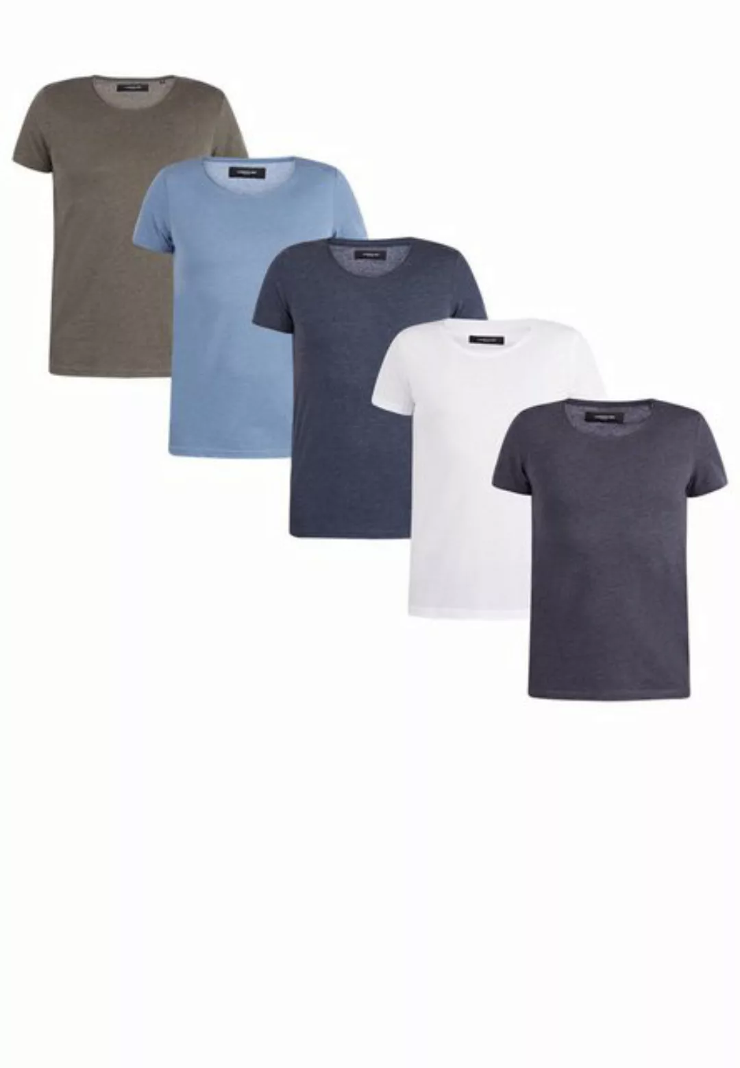 Lawrence Grey T-Shirt T-Shirts, 5er-Pack (5-tlg) atmungsaktiv günstig online kaufen