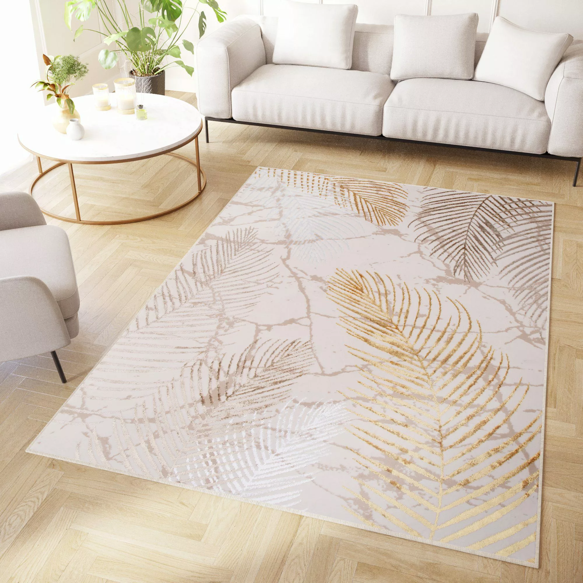 Tapiso Teppich CRYSTAL, rechteckig, Höhe: 8 günstig online kaufen