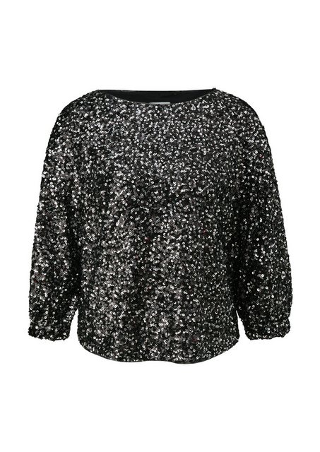 s.Oliver BLACK LABEL Shirtbluse mit überschnittenen Schultern günstig online kaufen