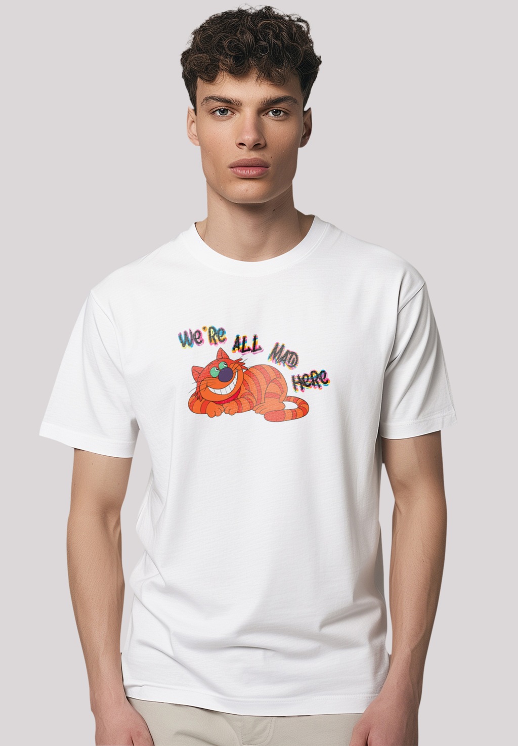 F4NT4STIC T-Shirt "Alice im Wunderland Mad Here", Premium Qualität, Zeichen günstig online kaufen