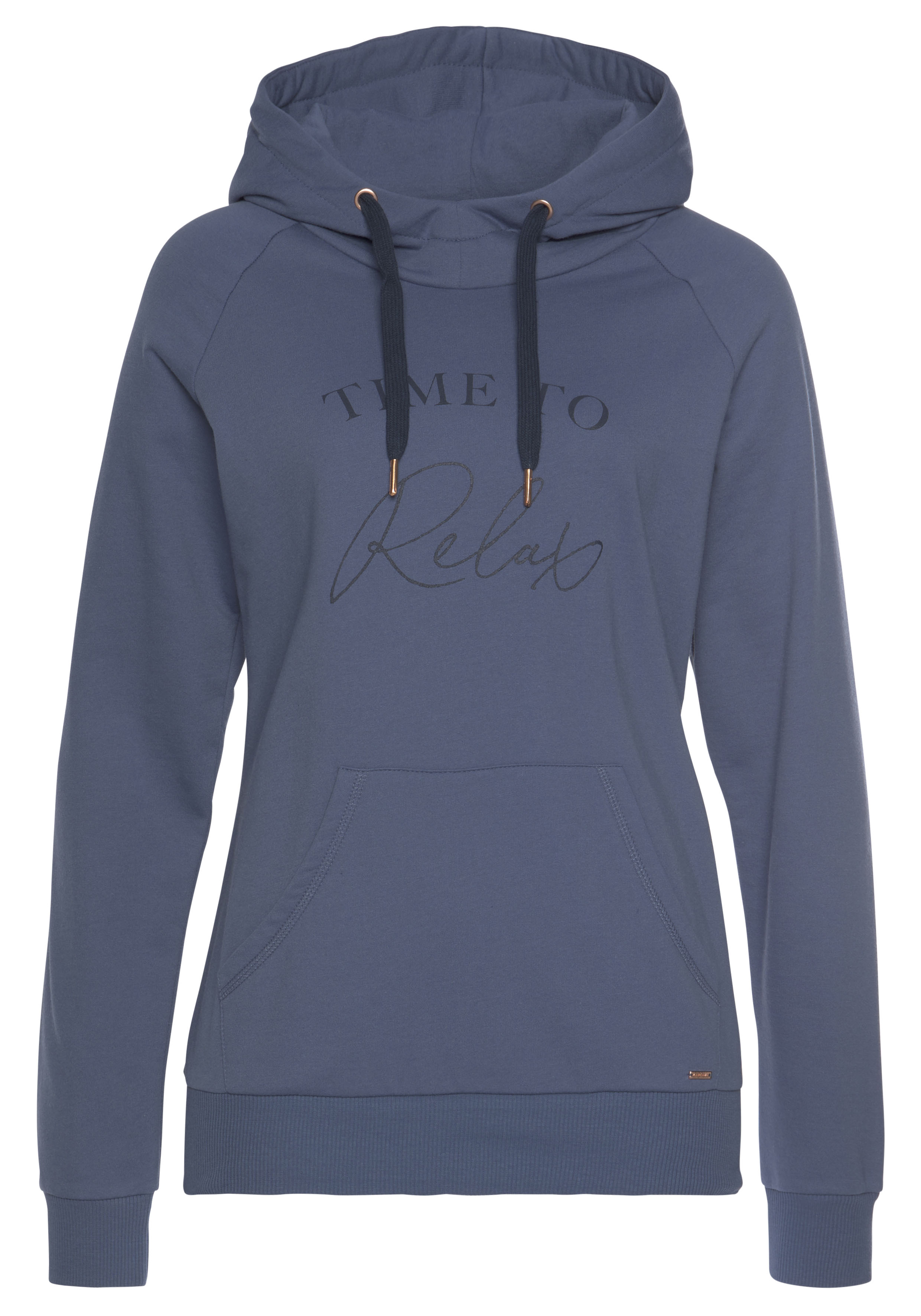 LASCANA Kapuzensweatshirt mit Frontschriftzug, Loungeanzug, Hoodie günstig online kaufen