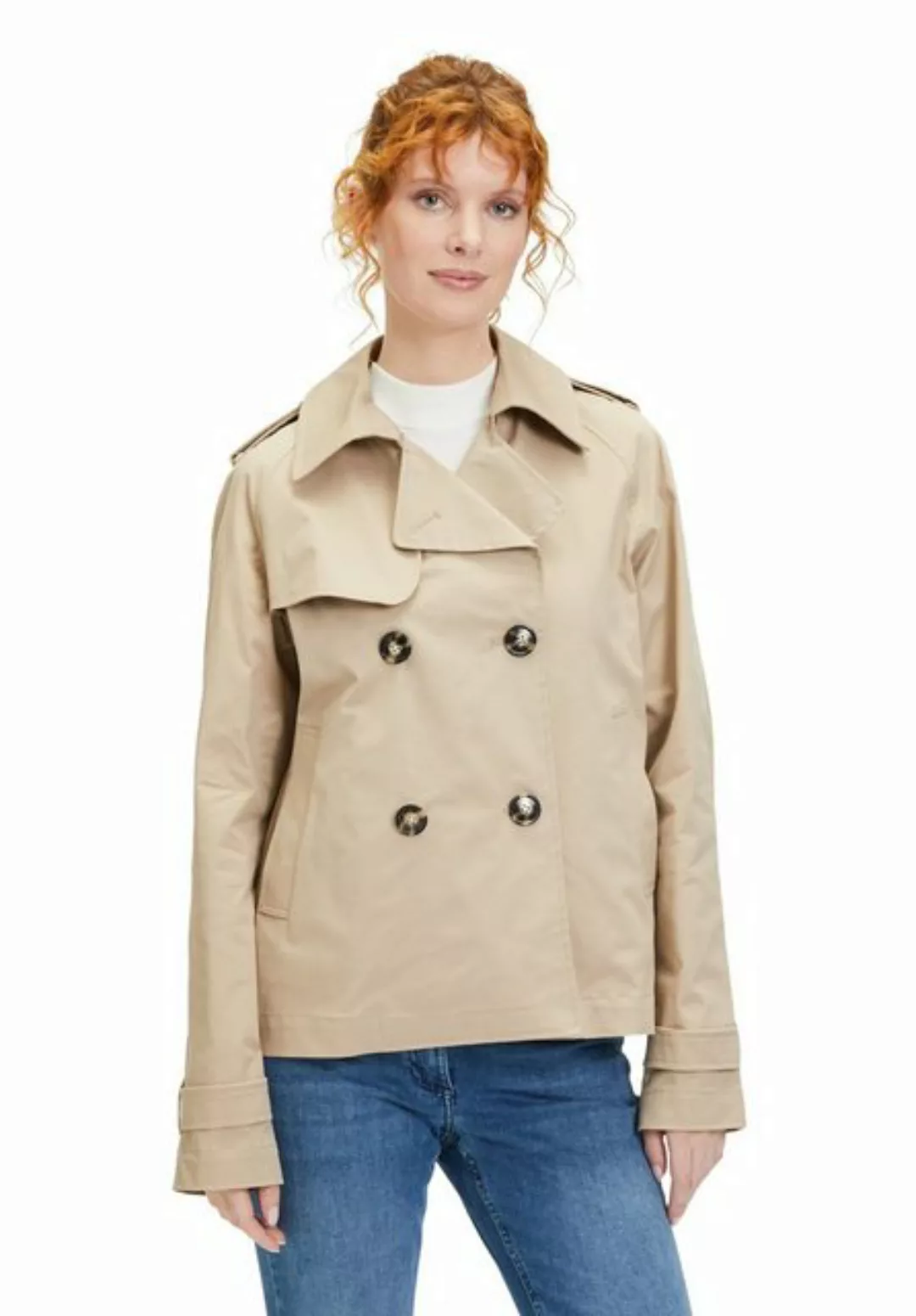 Amber & June Blouson im Trenchcoat-Look günstig online kaufen