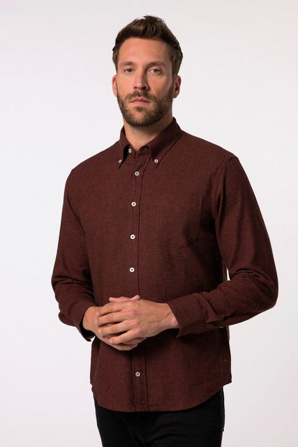 JP1880 Businesshemd JP 1880 Flanellhemd Langarm Buttondown-Kragen günstig online kaufen