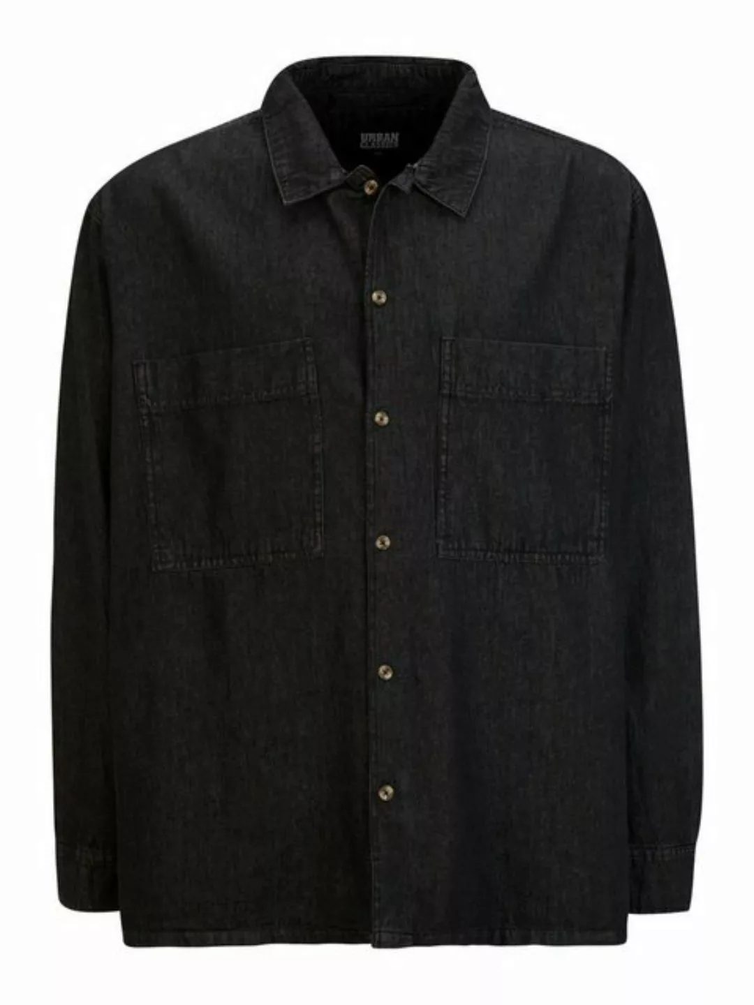 URBAN CLASSICS Langarmhemd Urban Classics Herren Oversized Denim Shirt (1-t günstig online kaufen