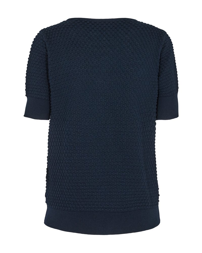 FREEQUENT Kurzarmpullover FQDODO-PU-DOTTIE-SS mit schöner Struktur günstig online kaufen