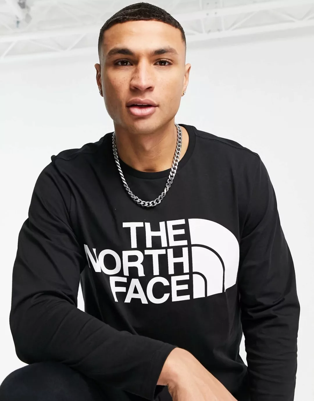 The North Face – Standard – Langärmliges Shirt in Schwarz günstig online kaufen