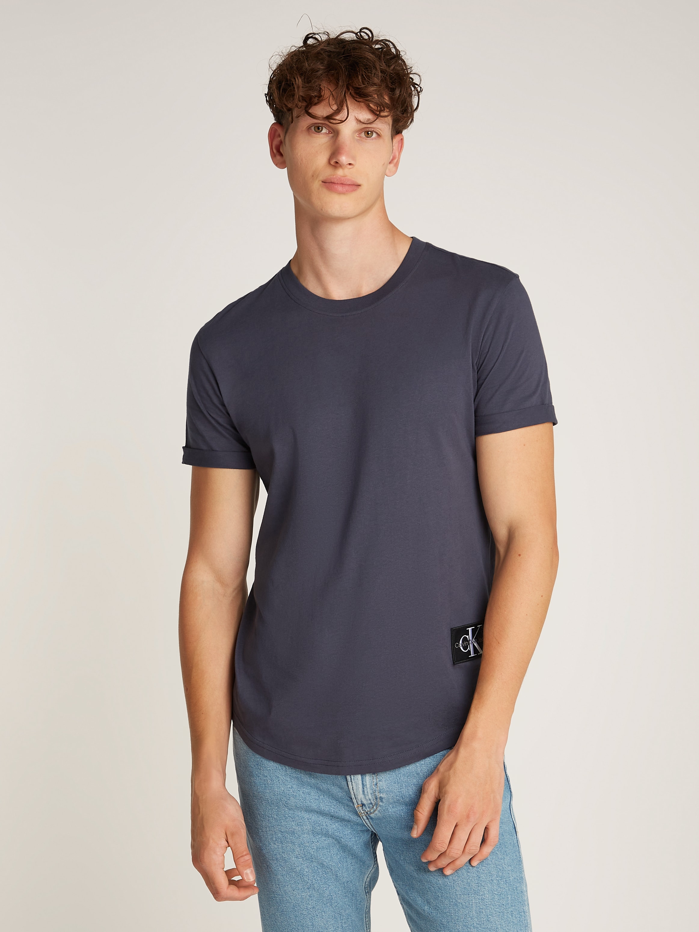 Calvin Klein Jeans T-Shirt "BADGE TURN UP SLEEVE", mit Logopatch günstig online kaufen