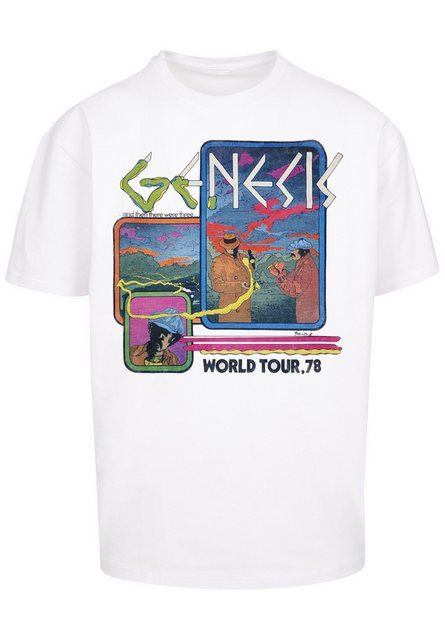 F4NT4STIC T-Shirt Genesis Rock Music Band World Tour 78 Print günstig online kaufen