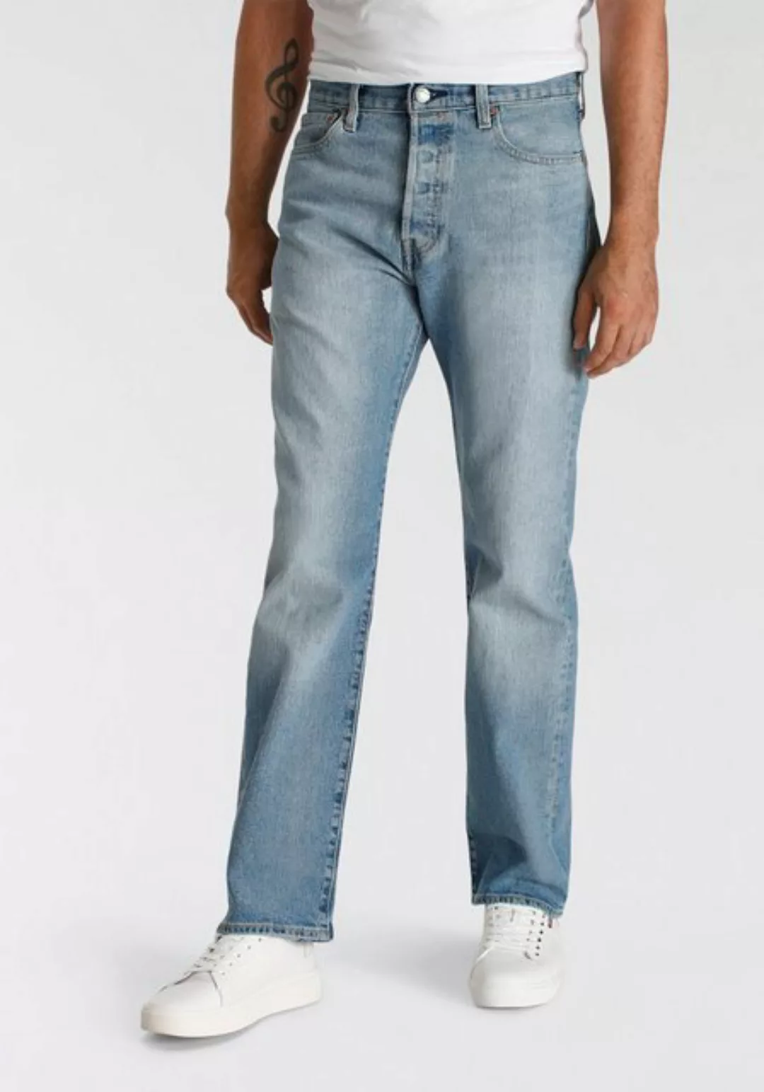 Levi's® Straight-Jeans 501 LEVI'S ORIGINAL mit Markenlabel günstig online kaufen