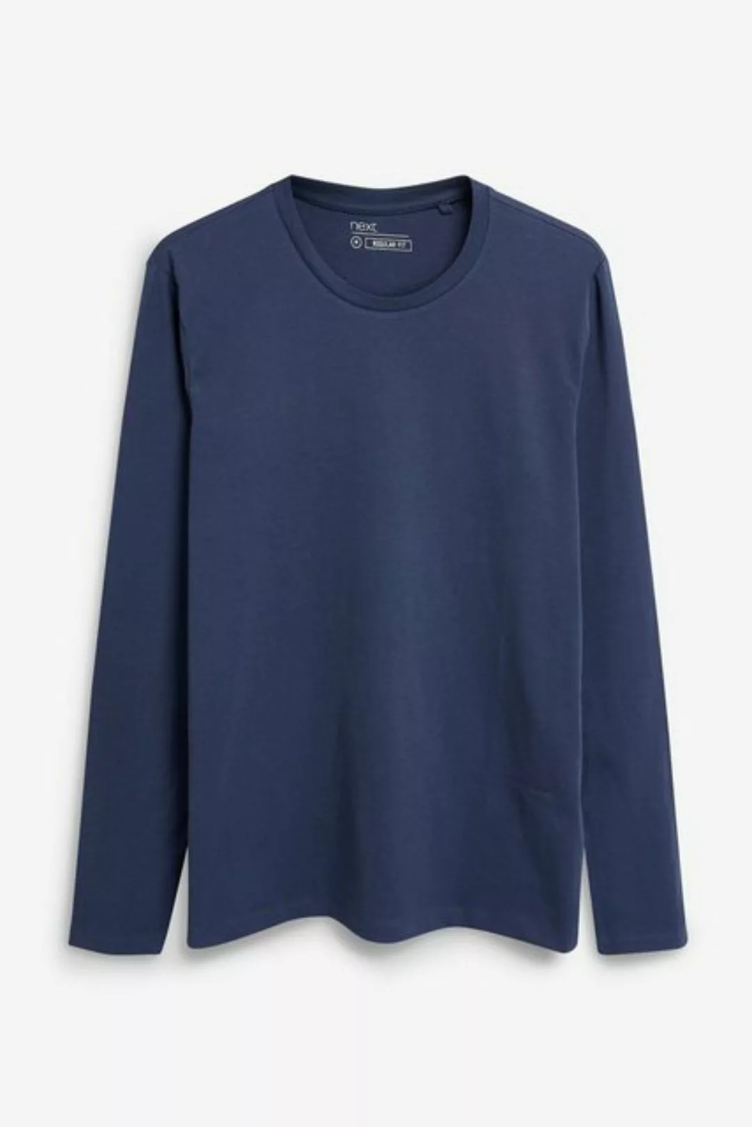 Next Langarmshirt Rundhalsshirt – Regular Fit (1-tlg) günstig online kaufen