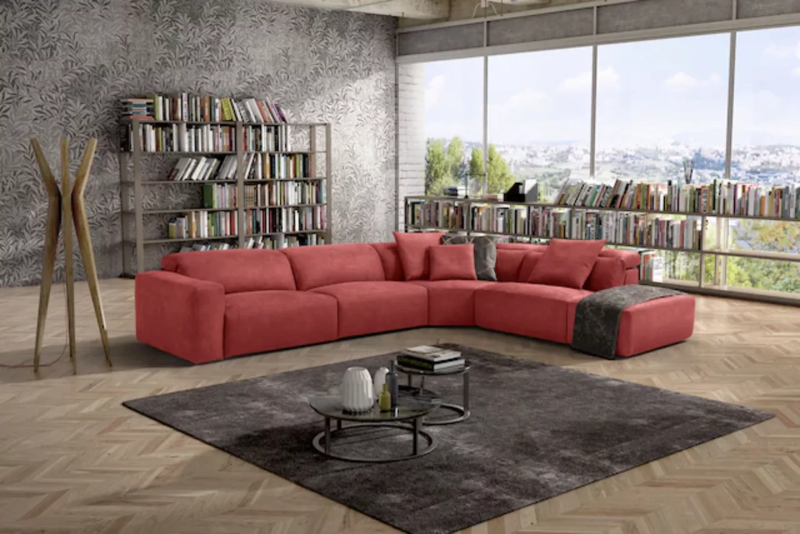 Egoitaliano Ecksofa »Beverly, extravangantes Designsofa mit erstklassigem S günstig online kaufen