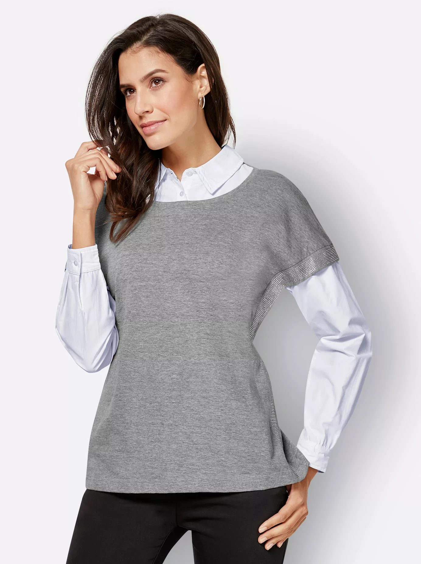 Inspirationen 2-in-1-Shirt "2-in-1-Shirt" günstig online kaufen