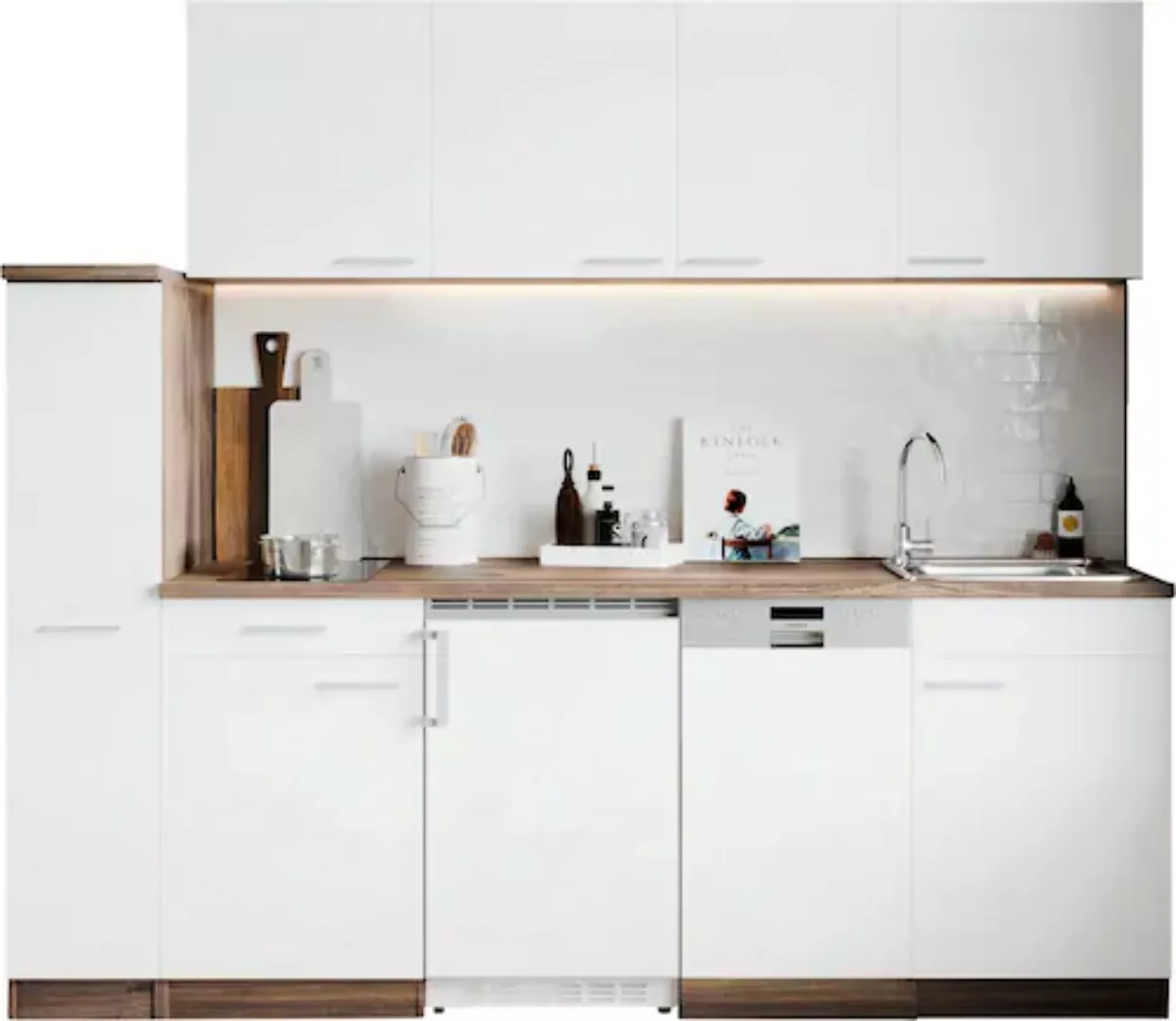 RESPEKTA Küche "Oliver", Breite 225 cm, wechselseitig aufbaubar günstig online kaufen