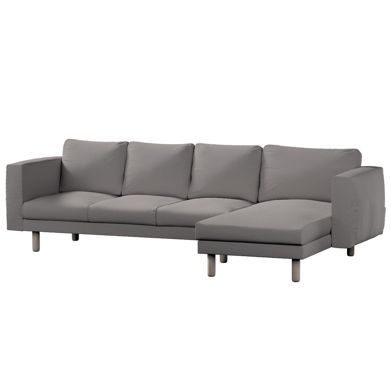 Bezug für Norsborg 4-Sitzer Sofa mit Recamiere, beige, Norsborg Bezug für 4 günstig online kaufen