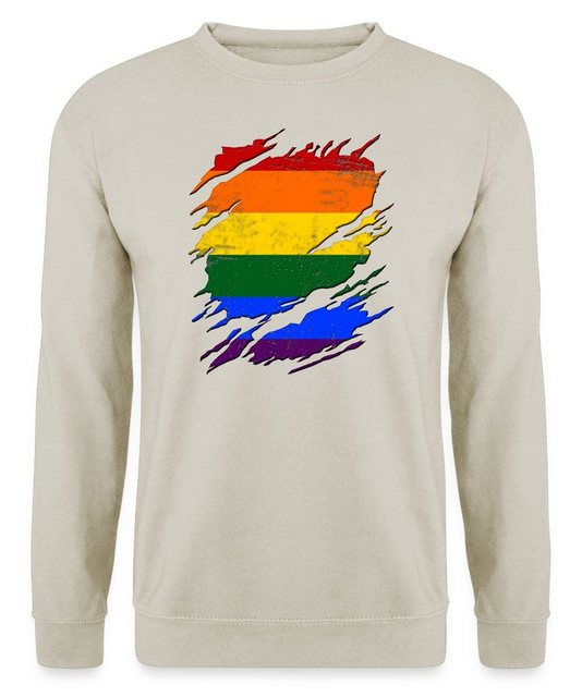 Quattro Formatee Sweatshirt CSD - Stolz Regenbogen LGBT Gay Pride Unisex Pu günstig online kaufen