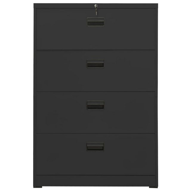 Aktenschrank Anthrazit 90x46x134 Cm Stahl günstig online kaufen