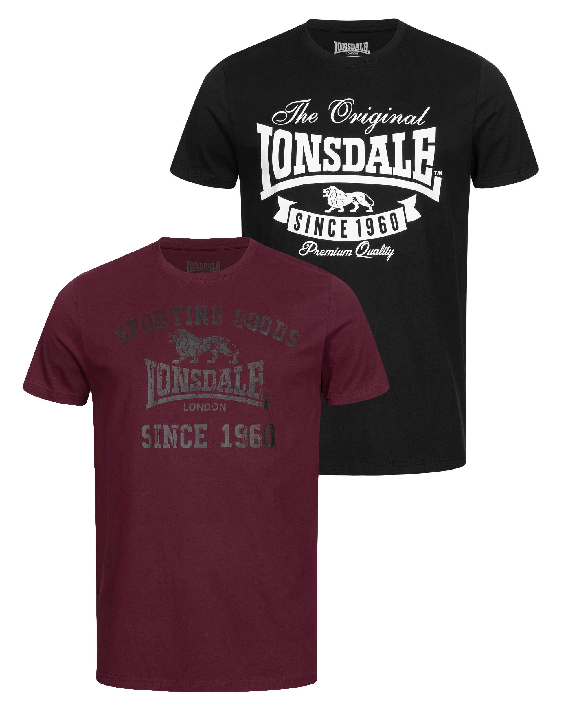 Lonsdale T-Shirt SUSSEX-TORBAY (Packung, 2-tlg., 2er-Pack) günstig online kaufen