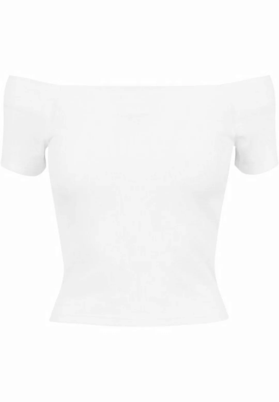 URBAN CLASSICS T-Shirt Urban Classics Damen Ladies Off Shoulder Rib Tee (1- günstig online kaufen