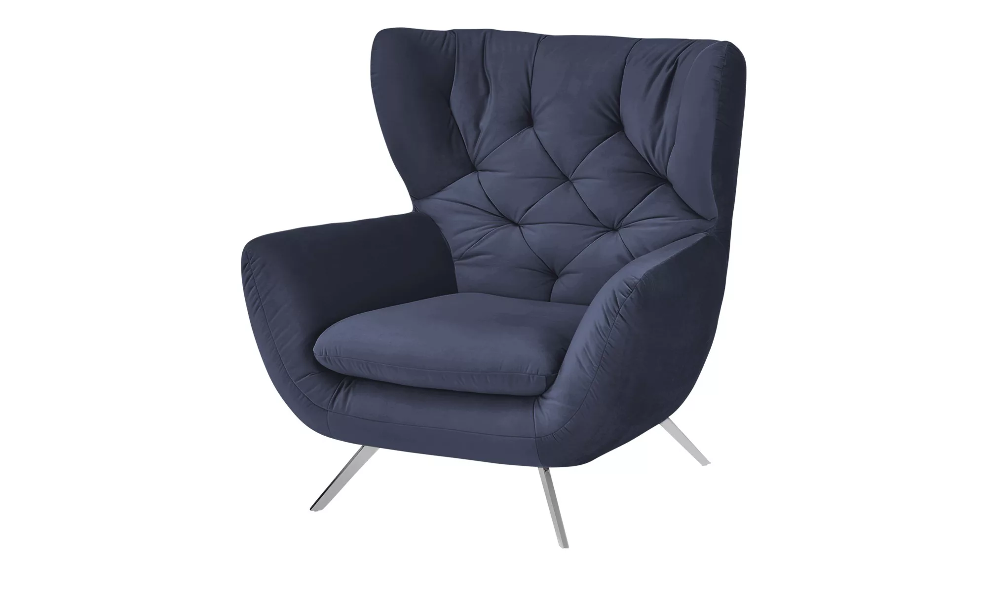 pop Hochlehnsessel - blau - 100 cm - 106 cm - 95 cm - Polstermöbel > Sessel günstig online kaufen