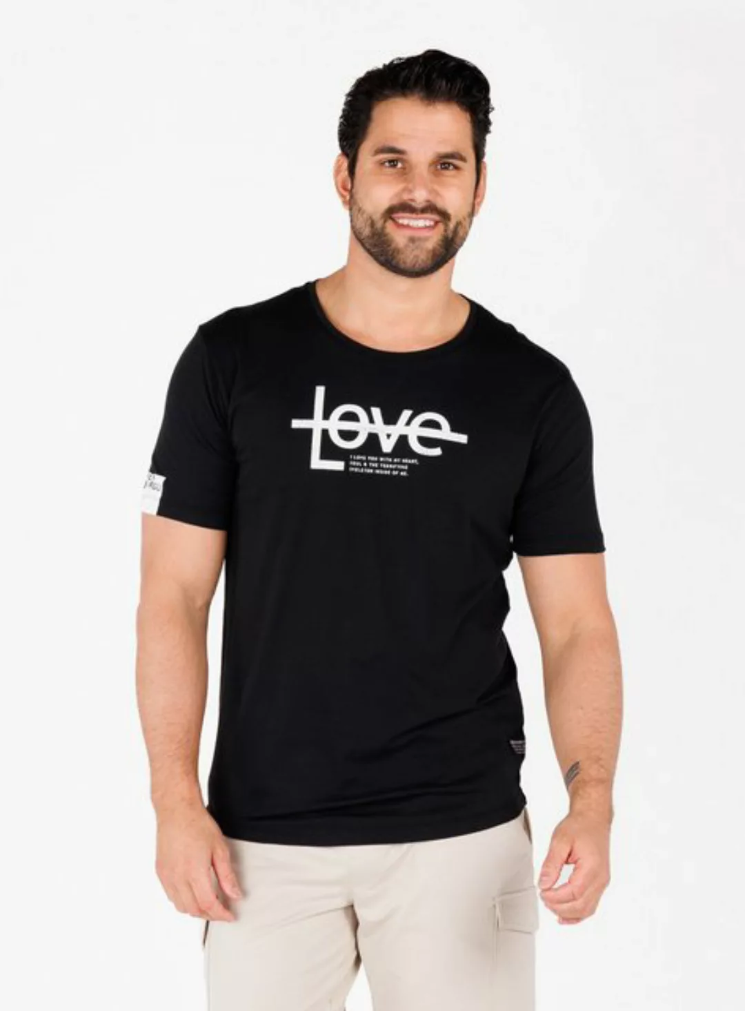 Key Largo T-Shirt MT LOVE YOU round günstig online kaufen