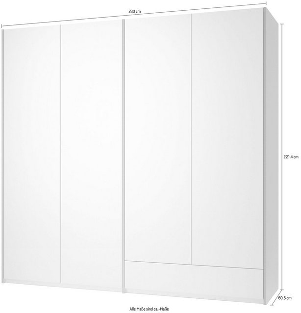 Müller SMALL LIVING Drehtürenschrank Modular Plus Variante 8 Inklusive 1 ge günstig online kaufen