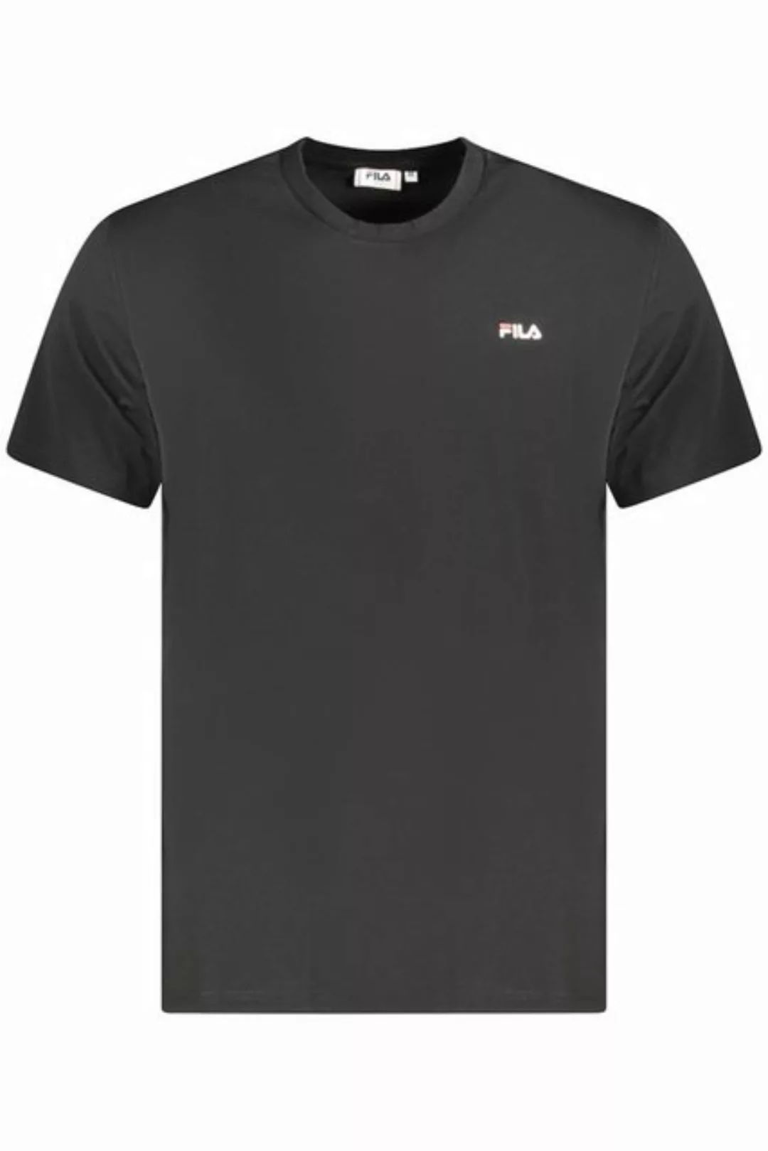 Fila T-Shirt Herren Kurzarm T-Shirt Schwarz – Regular Fit günstig online kaufen