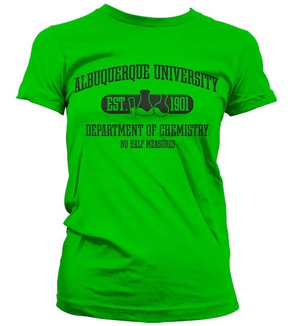 Breaking Bad T-Shirt Albuquerque University Dept Of Chemistry Girly Tee günstig online kaufen