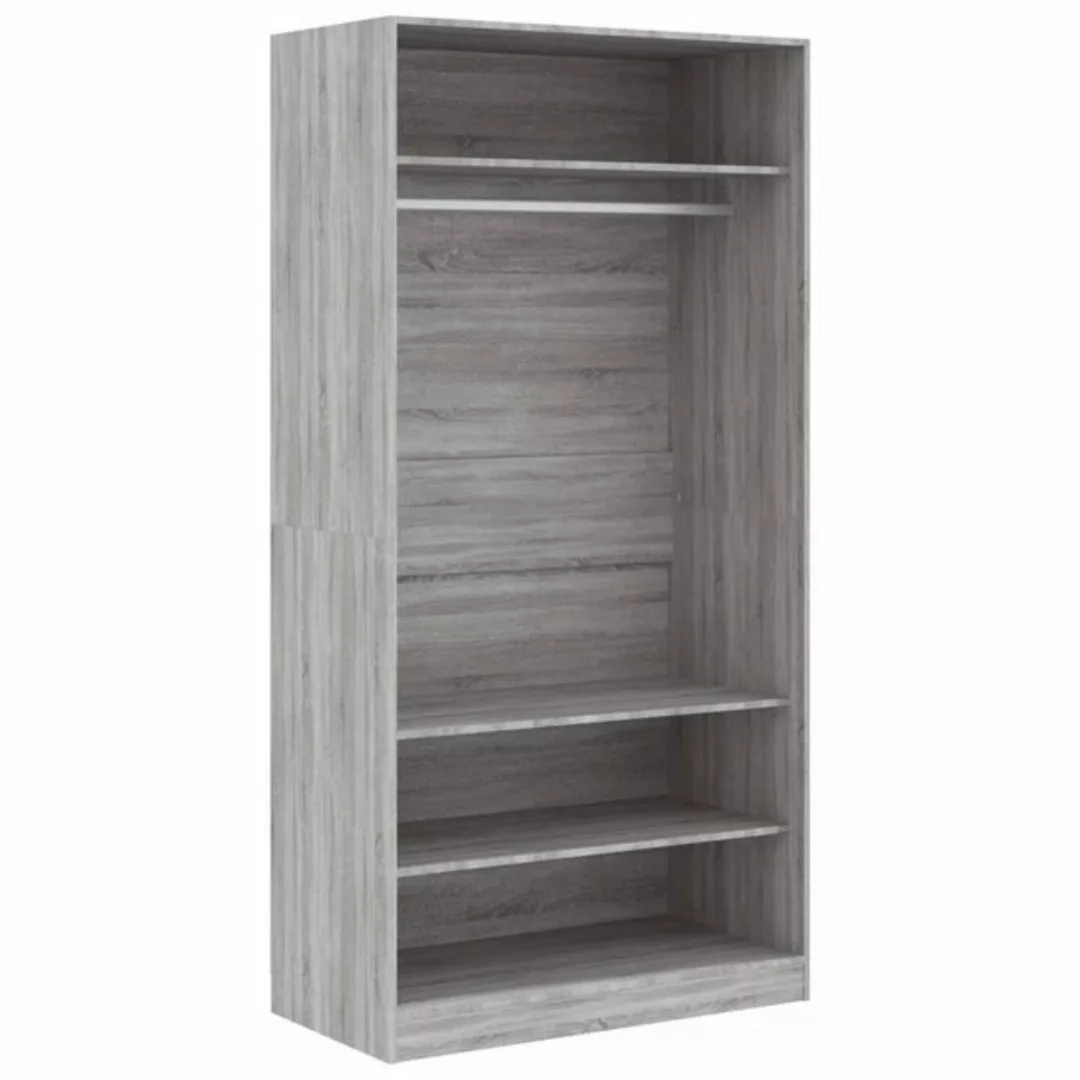 Beyamis Kleiderschrank Beyamis Kleiderschrank Schwarz 100x50x200 cm Holzwer günstig online kaufen