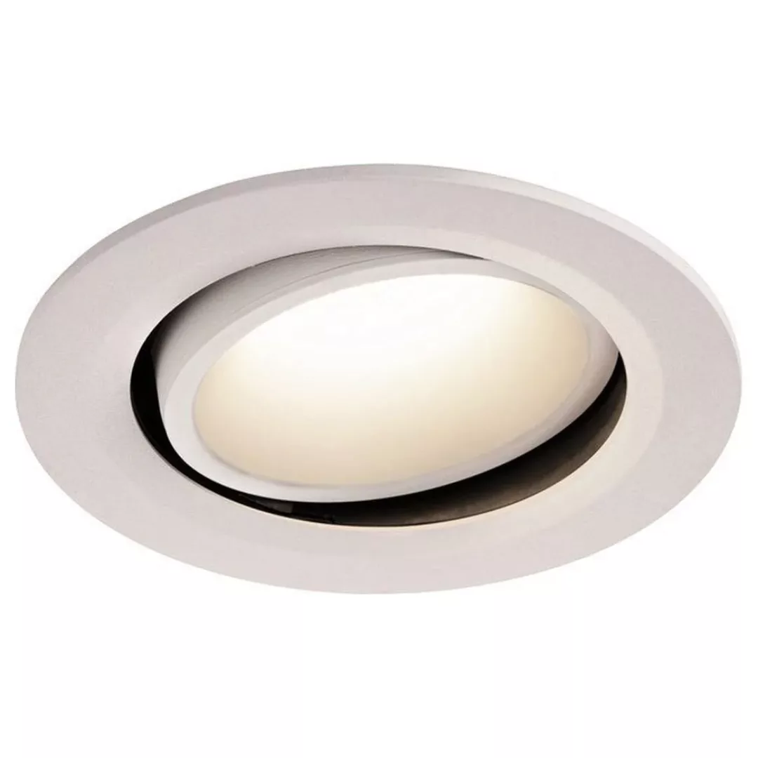 LED Einbaustrahler Numinos in Weiß 25,41W 2450lm 4000K 40° kardanisch günstig online kaufen