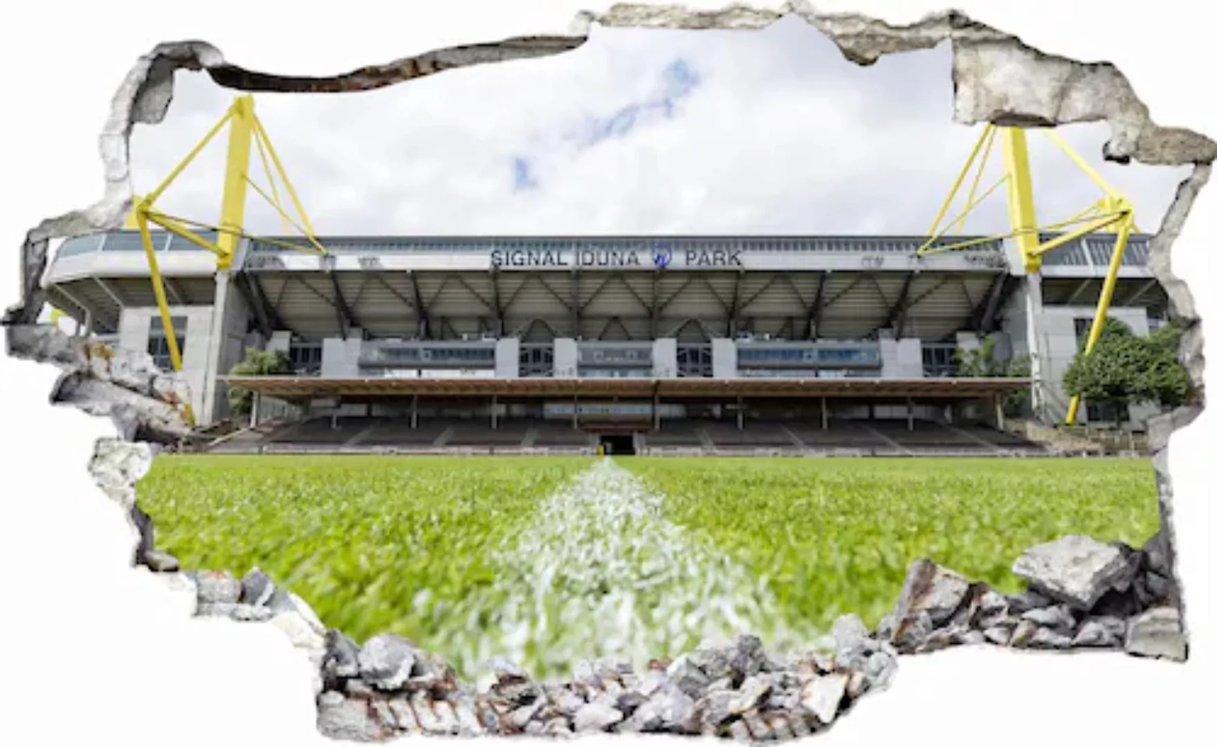 Wall-Art Wandtattoo "Borussia Dortmund BVB Signal Iduna" günstig online kaufen