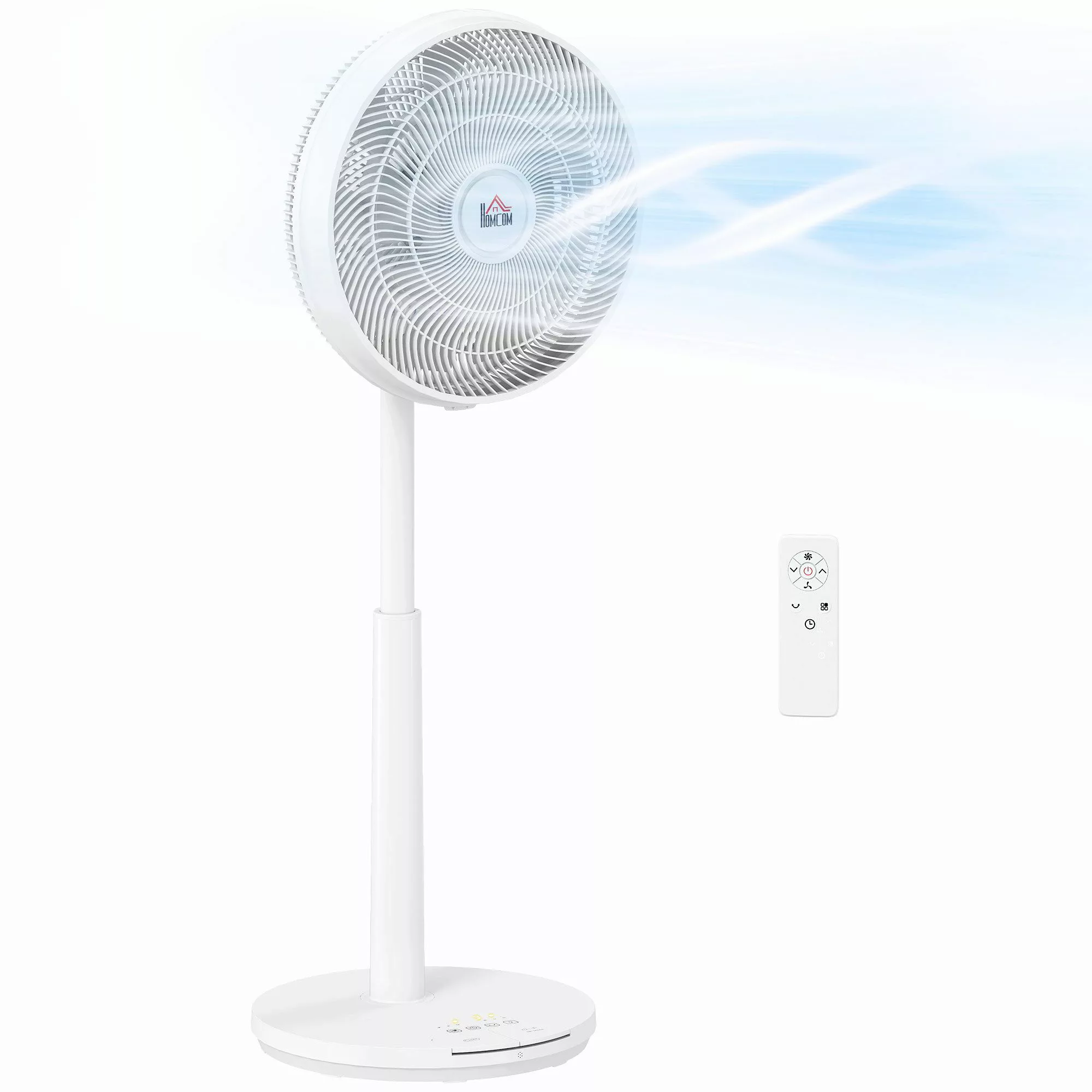 HOMCOM Standventilator leise mit Fernbedienung 12 günstig online kaufen