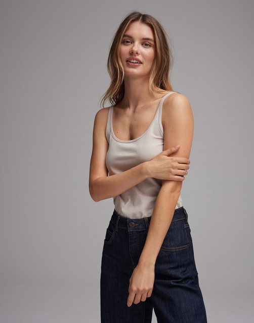 OPUS Trägertop Trägertop INA Slim aus stretchigem BCI Cotton Mix günstig online kaufen