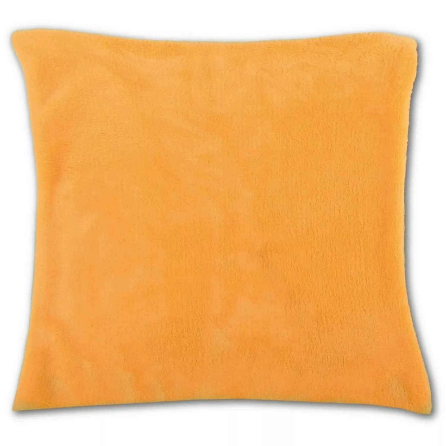 Bestlivings Kissenhülle Kuschel 40 x 40 cm Hellorange Ohne Füllung günstig online kaufen