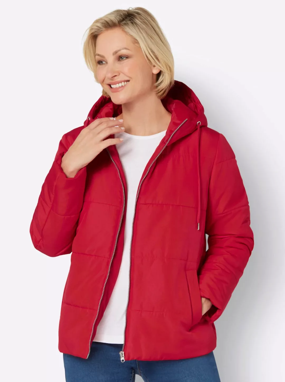 Classic Basics Steppjacke, mit Kapuze günstig online kaufen