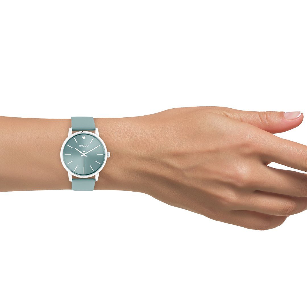 OOZOO Quarzuhr Damenuhr C10985 Armbanduhr Himmelblau günstig online kaufen